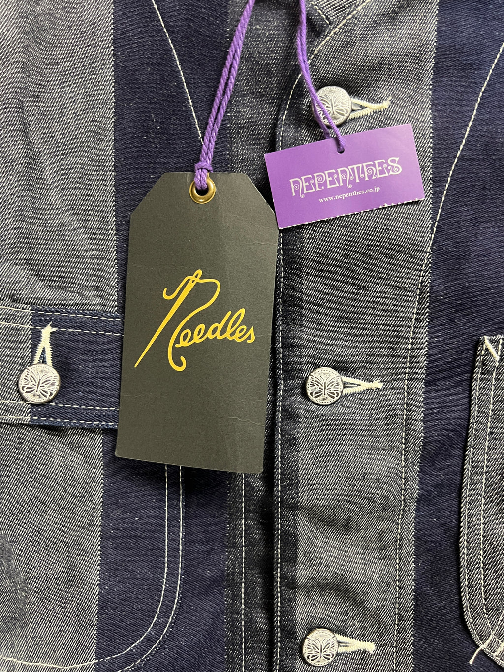 Needles - Indigo Short Denim Jacket