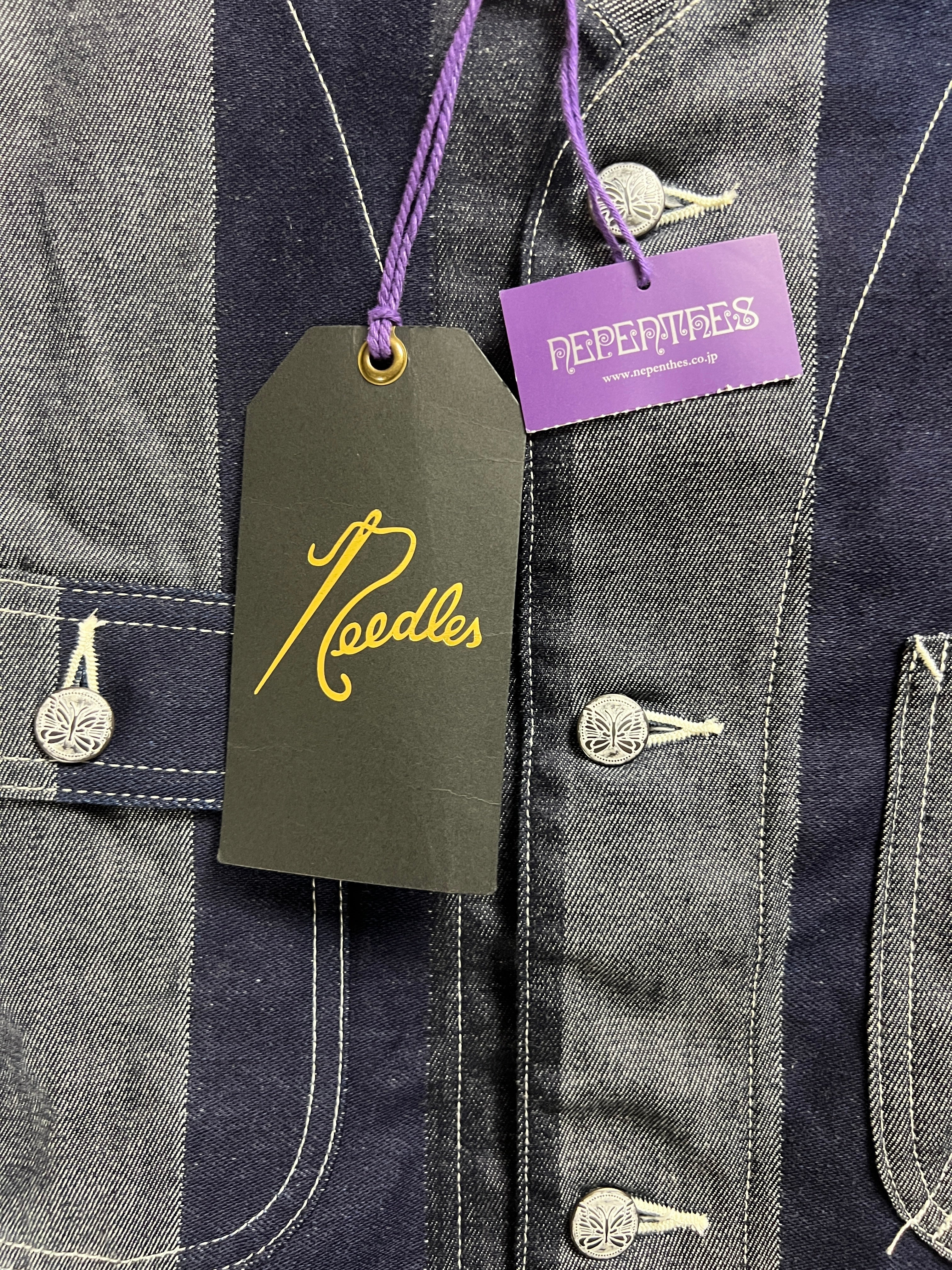Needles - Indigo Short Denim Jacket