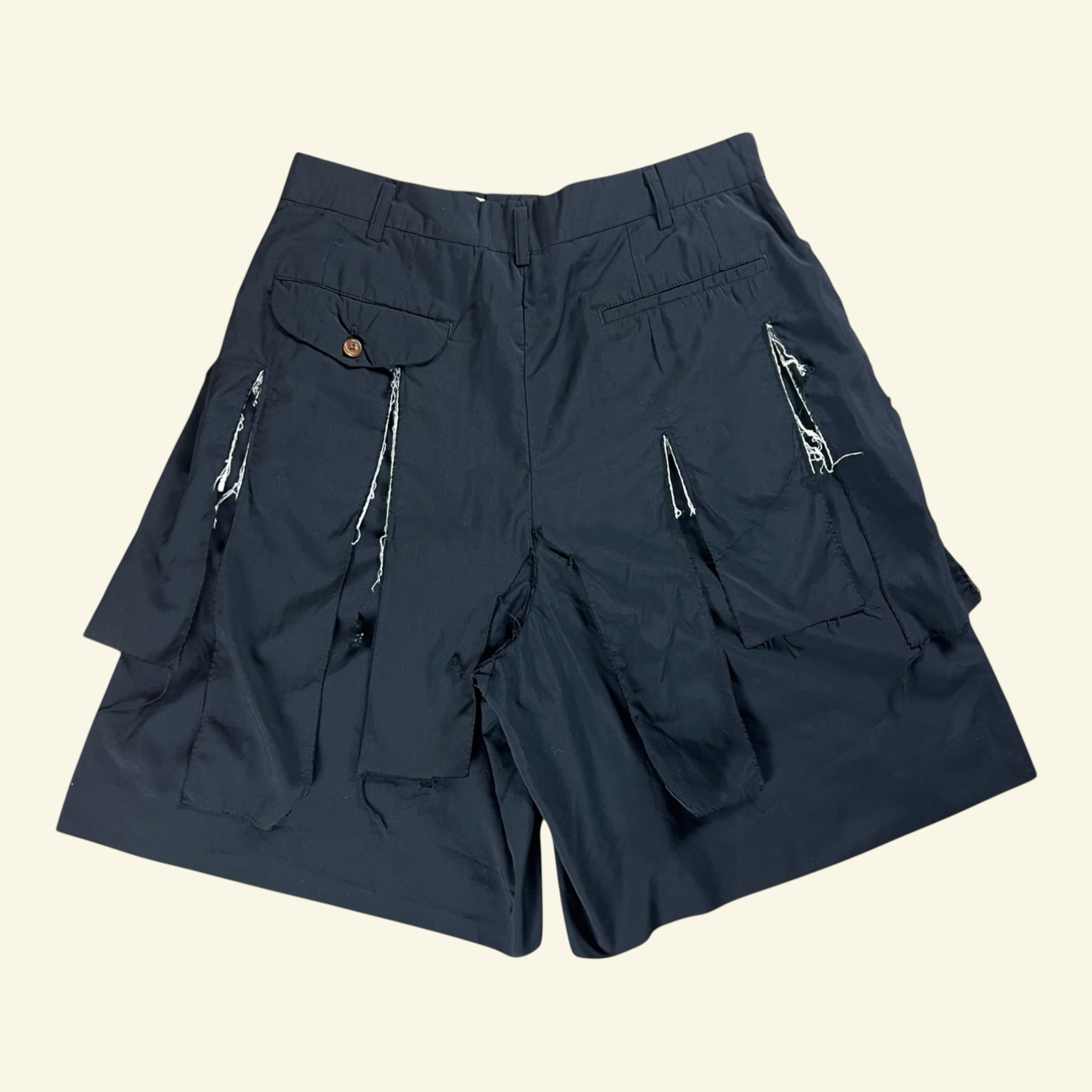 Comme des Garçons Homme Plus Distressed Shorts