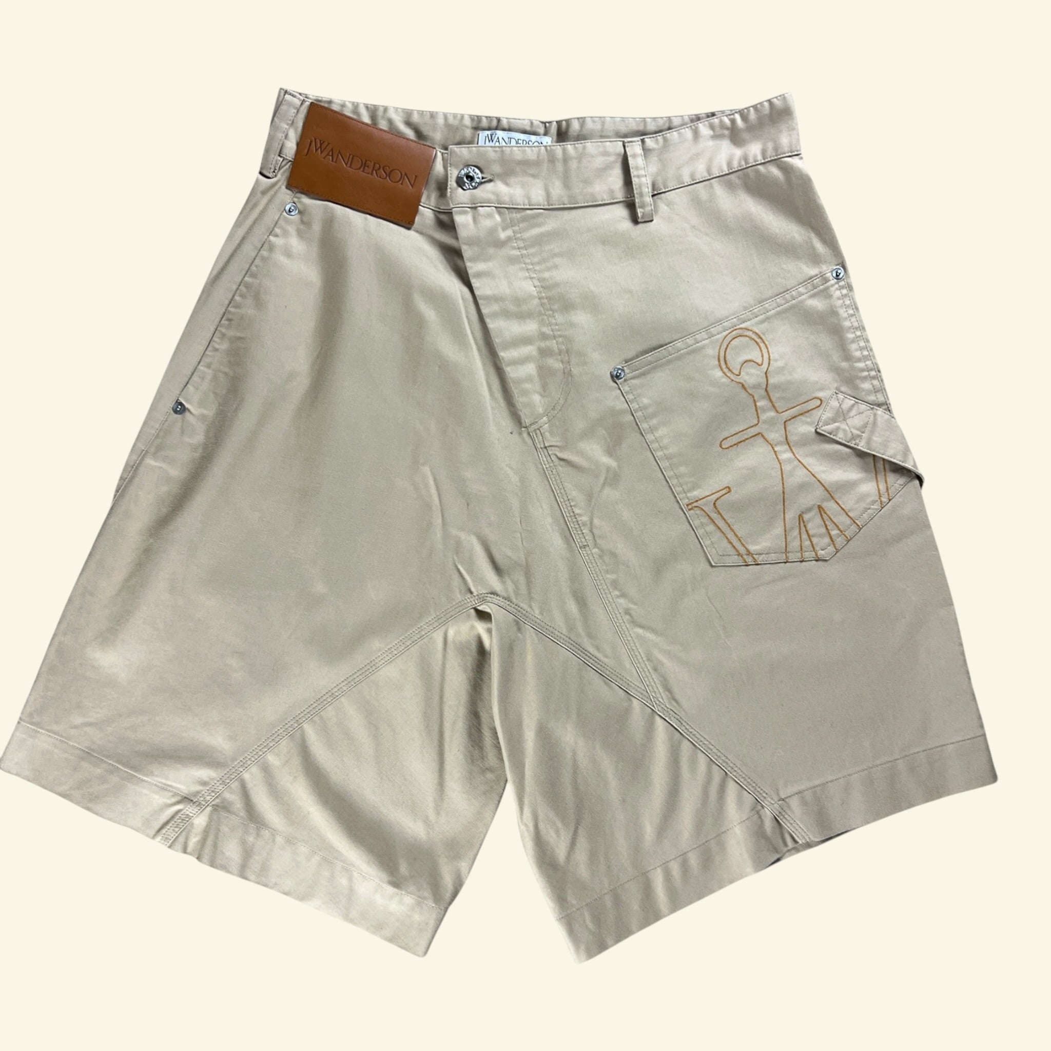 JW Anderson - Twisted workwear shorts