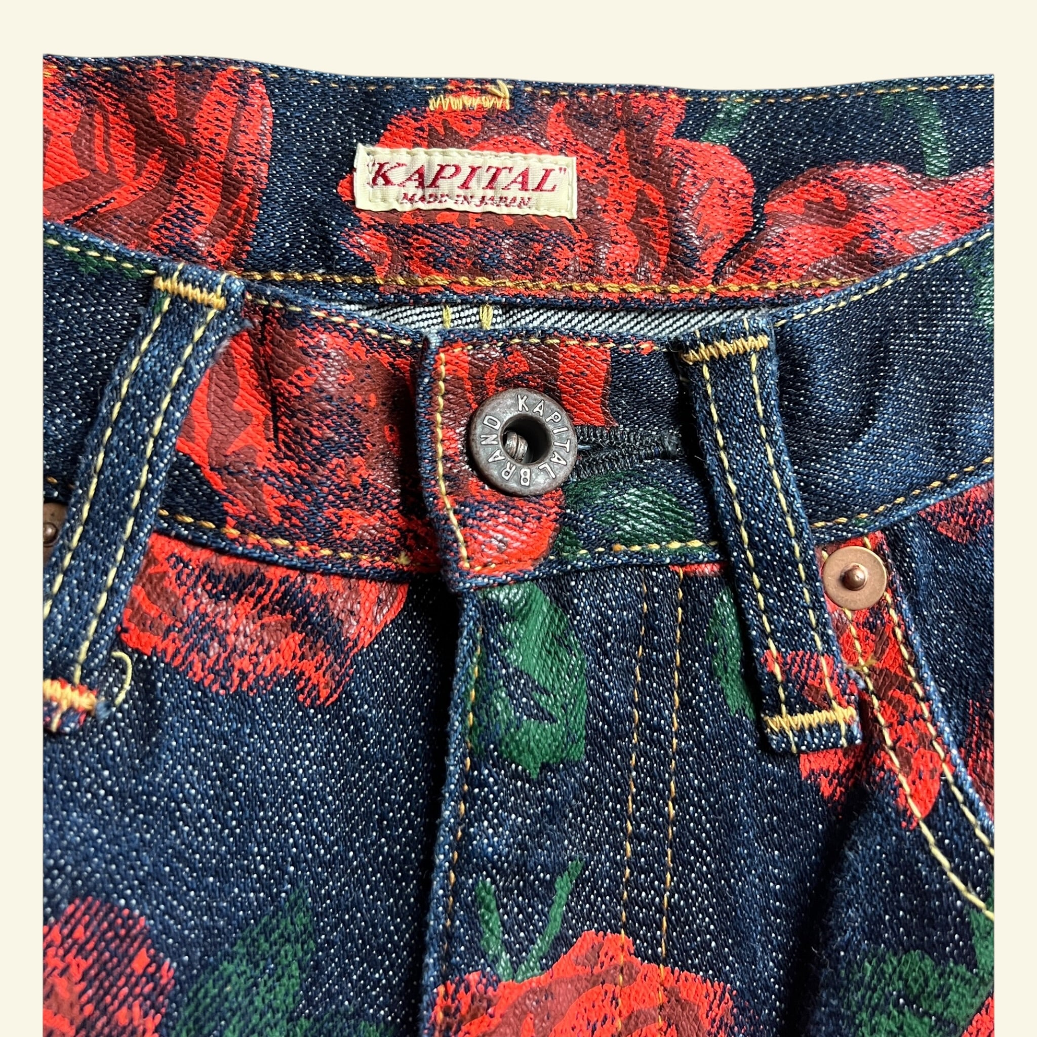 Kapital - (SS16) Denim Rose Jeans