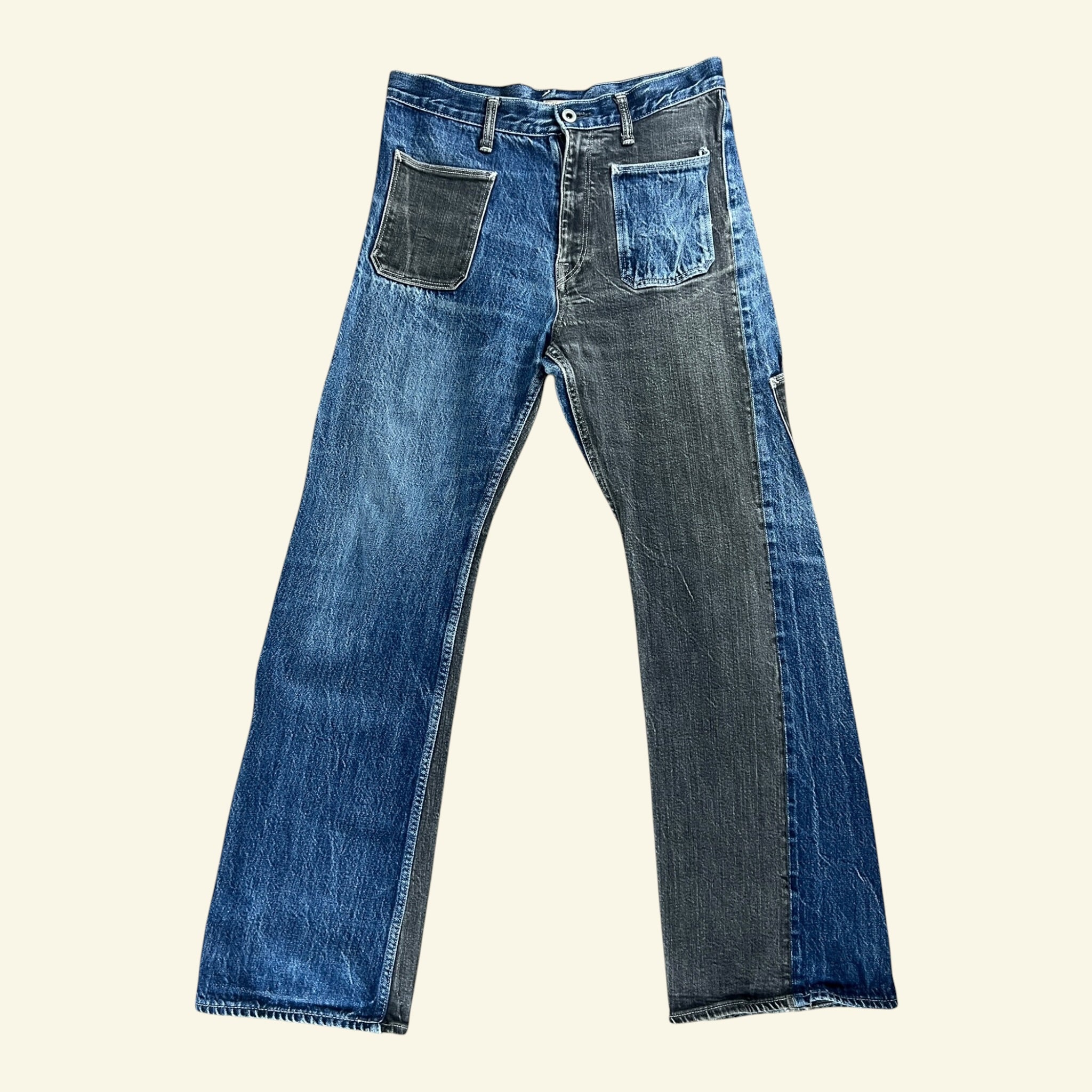 Kapital - Blue Patch Jeans