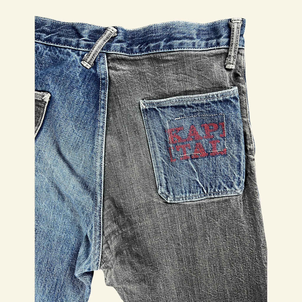Kapital - Blue Patch Jeans