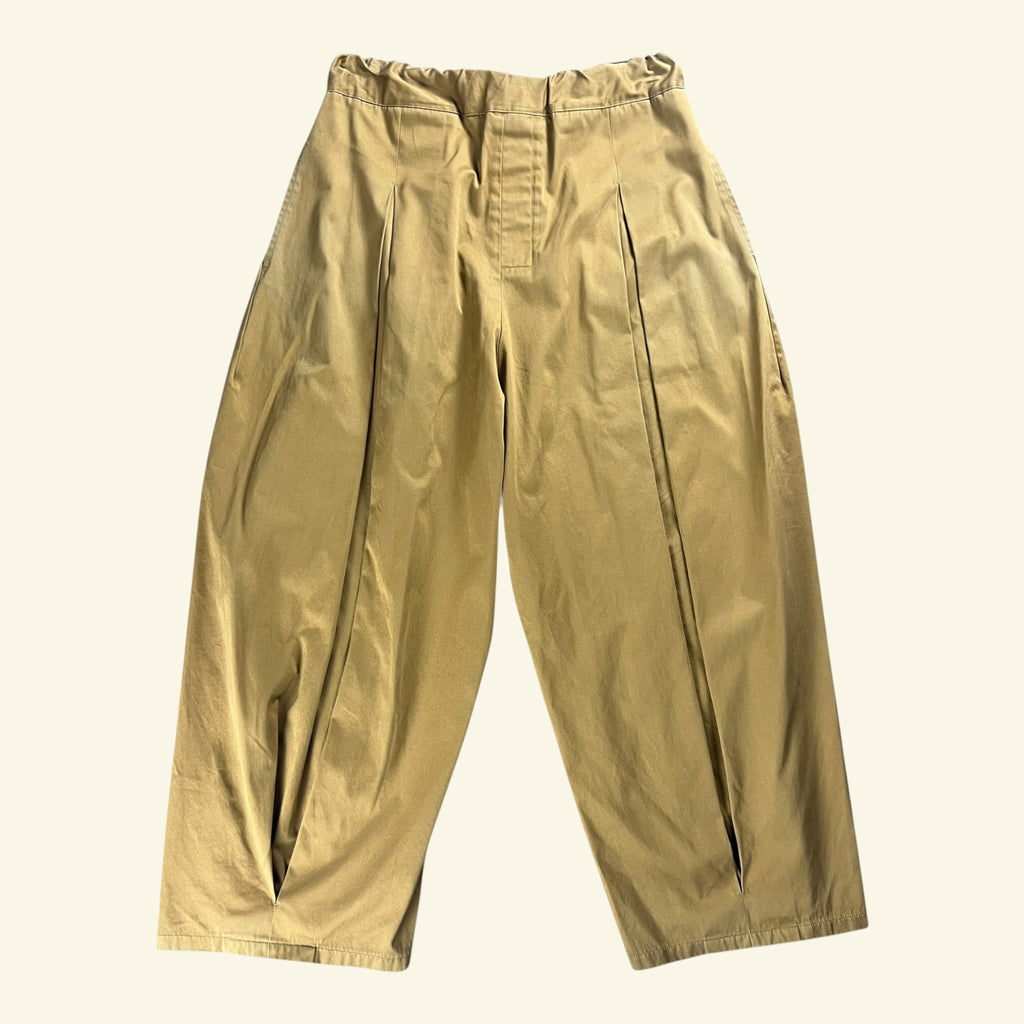 sage NATION - Box Pleat Trouser