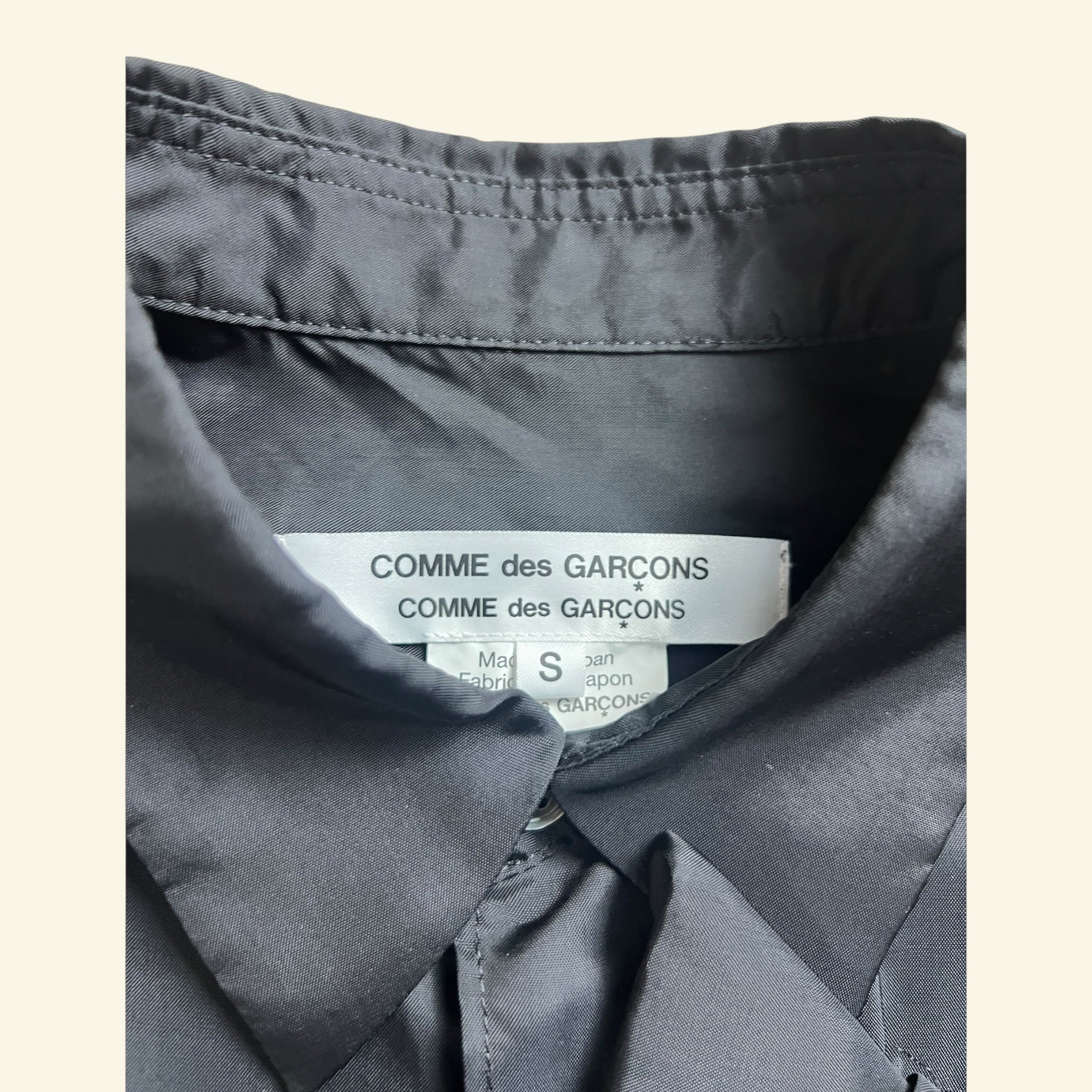 Comme des Garçons Bow Cupra Shirt Black AD23