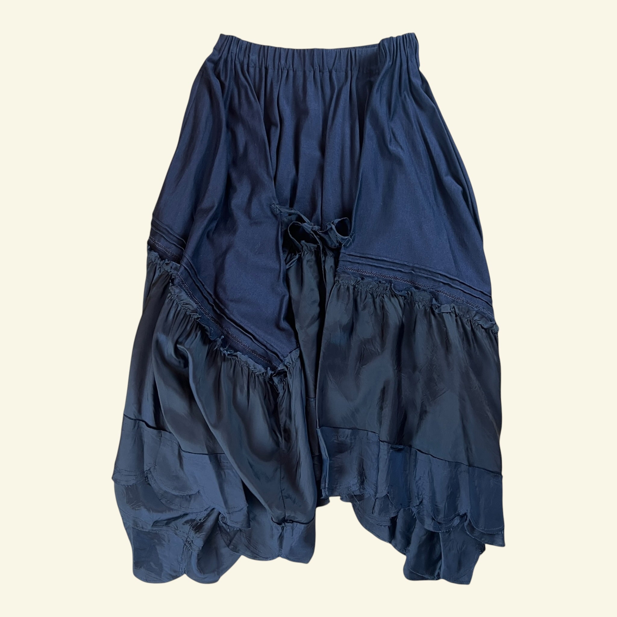 Comme des Garçons wrap tie skirt