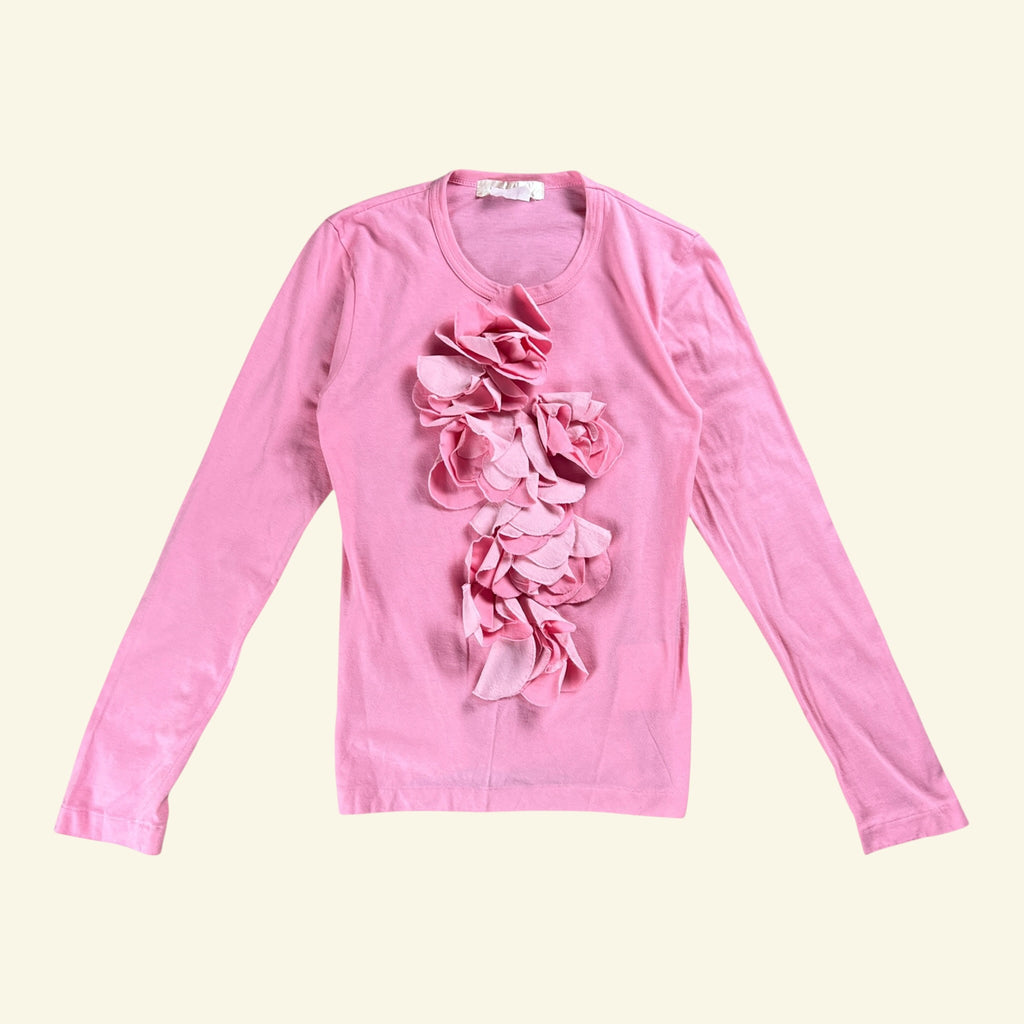 Comme des Garçons Pink Flower Pedal LS AD16