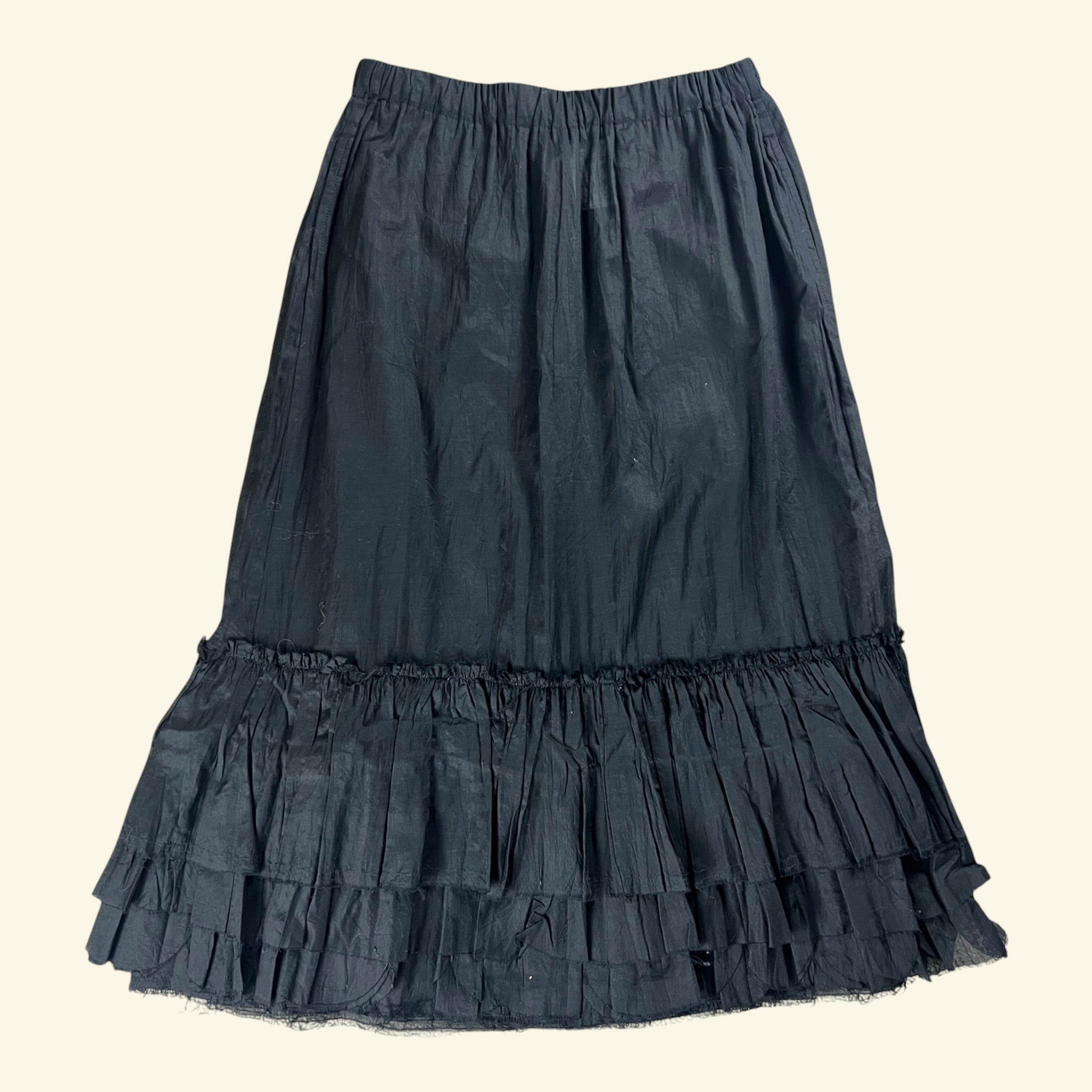 CDG Tricot AD07 Layered Ruffled Skirt