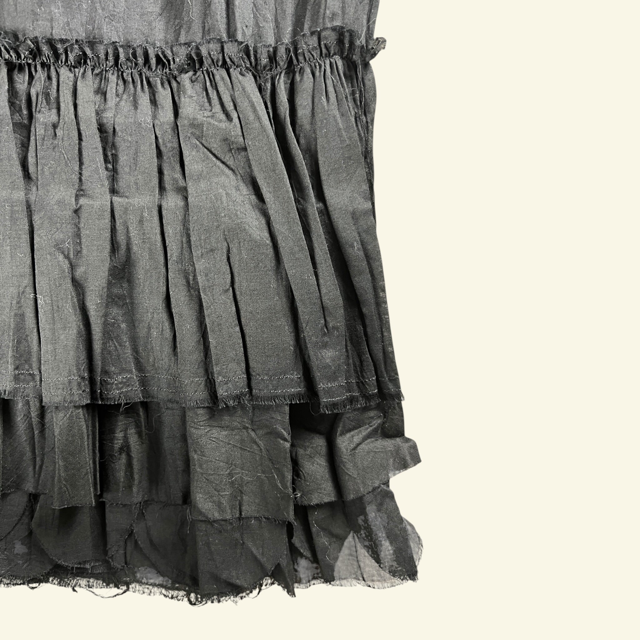 CDG Tricot AD07 Layered Ruffled Skirt