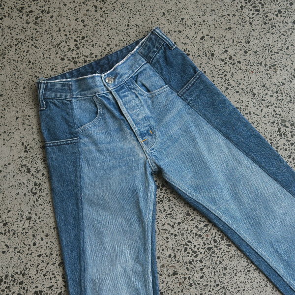 Helmut Lang - Two-tone Jeans