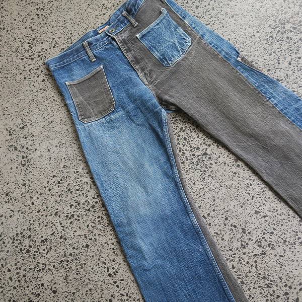 Kapital - Blue Patch Jeans