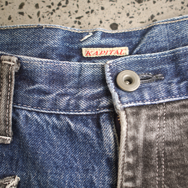 Kapital - Blue Patch Jeans